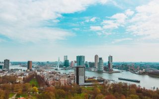 O que fazer em Rotterdam. Vista do Euromast