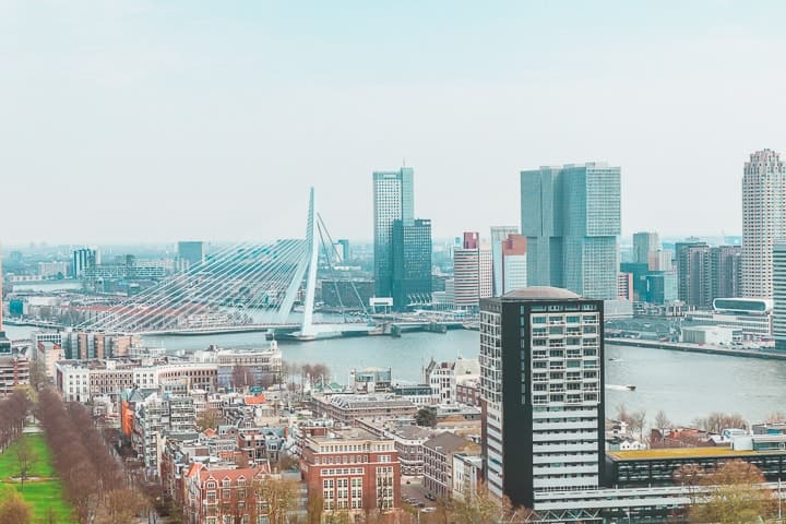 O que fazer em Rotterdam. Ponte Erasmus