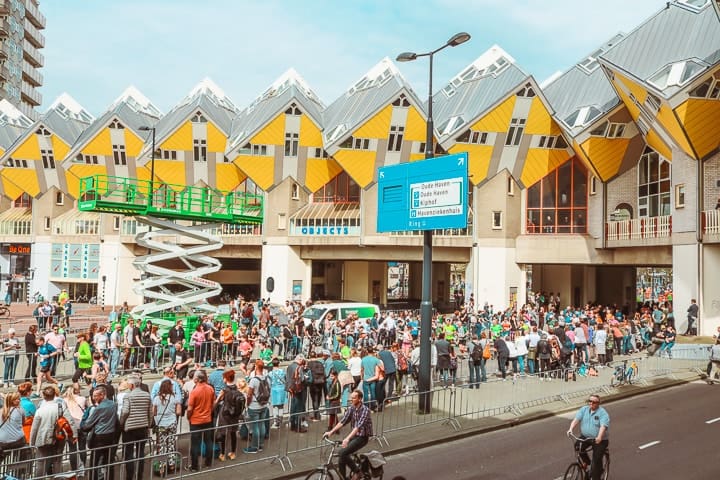 O que fazer em Rotterdam. Casa-cubo