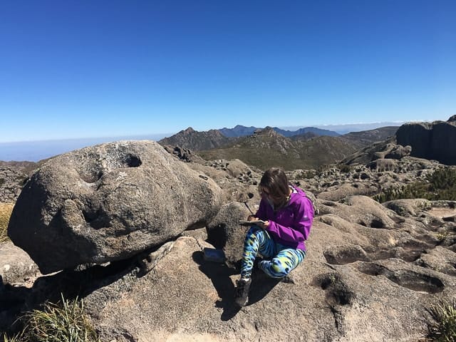 Trilha para a Pedra do Sino, no Parque Nacional de Itatiaia