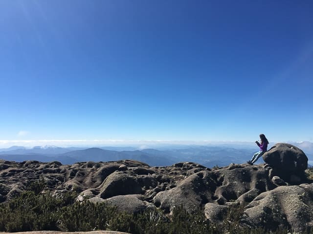 Trilha para a Pedra do Sino, no Parque Nacional de Itatiaia