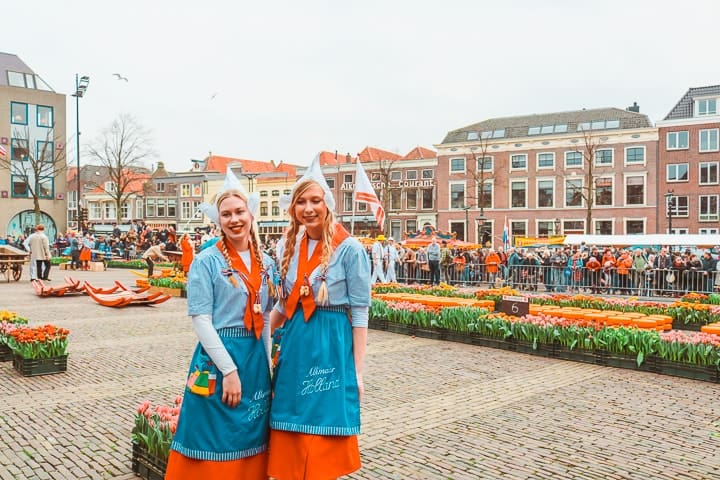 Mercado de queijos de Alkmaar, na Holanda