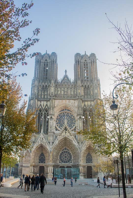 O que fazer em Reims, na região de Champagne-Ardenne - Catedral de Notre Dame de Reims