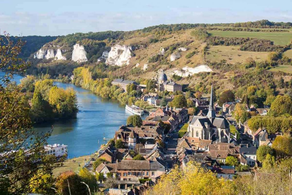 Les Andelys e Château Gaillard, Normandia na França