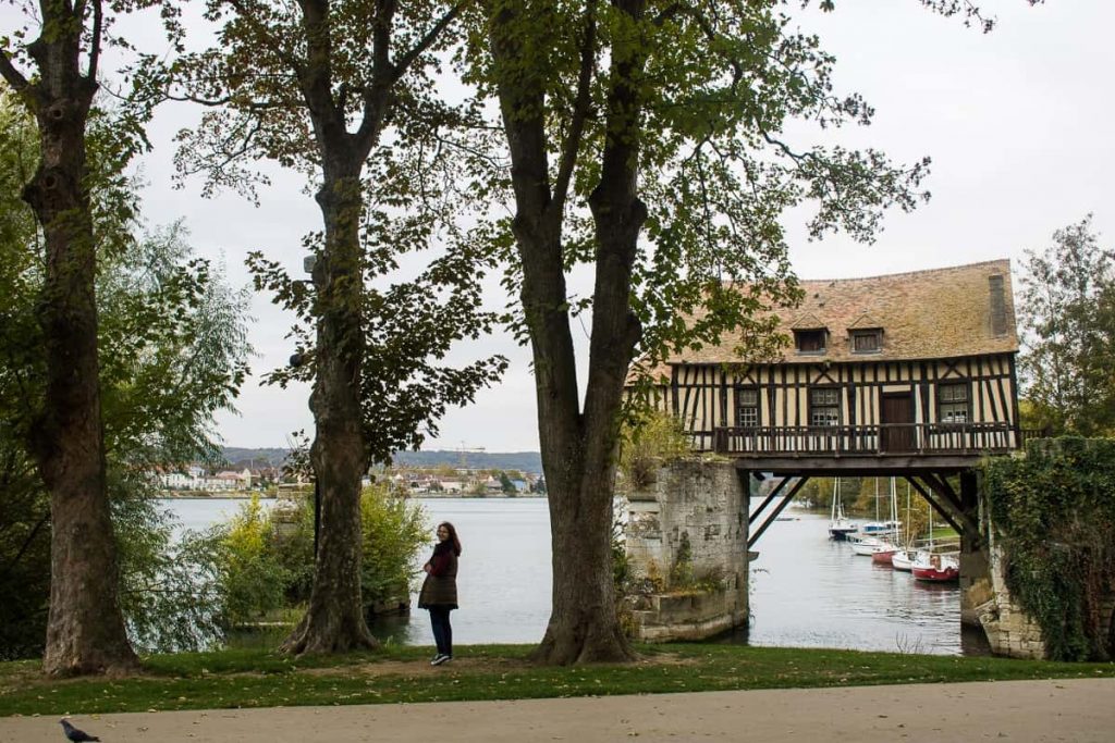 Dicas de Giverny: para saber antes de ir. Velho moinho da cidade de Vernon Dicas de Giverny: para saber antes de ir. Velho moinho da cidade de Vernon