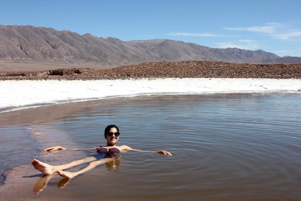 Lagunas escondidas de baltinache, deserto do Atacama