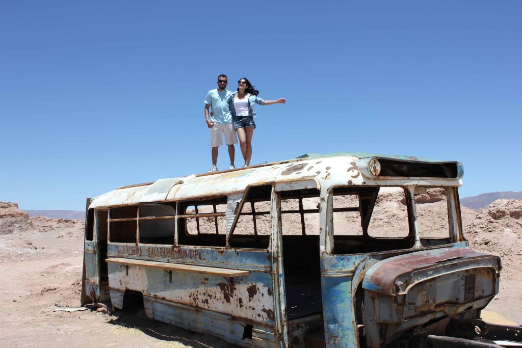 Vale del bus e Lagunas escondidas de baltinache, deserto do Atacama