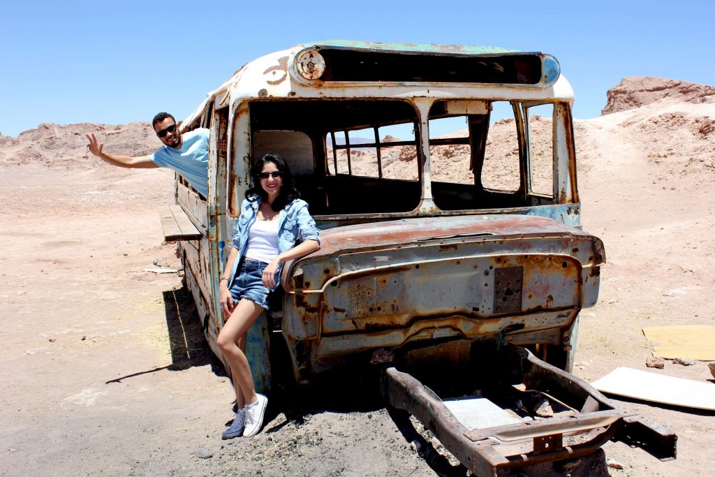 Vale del bus e Lagunas escondidas de baltinache, deserto do Atacama