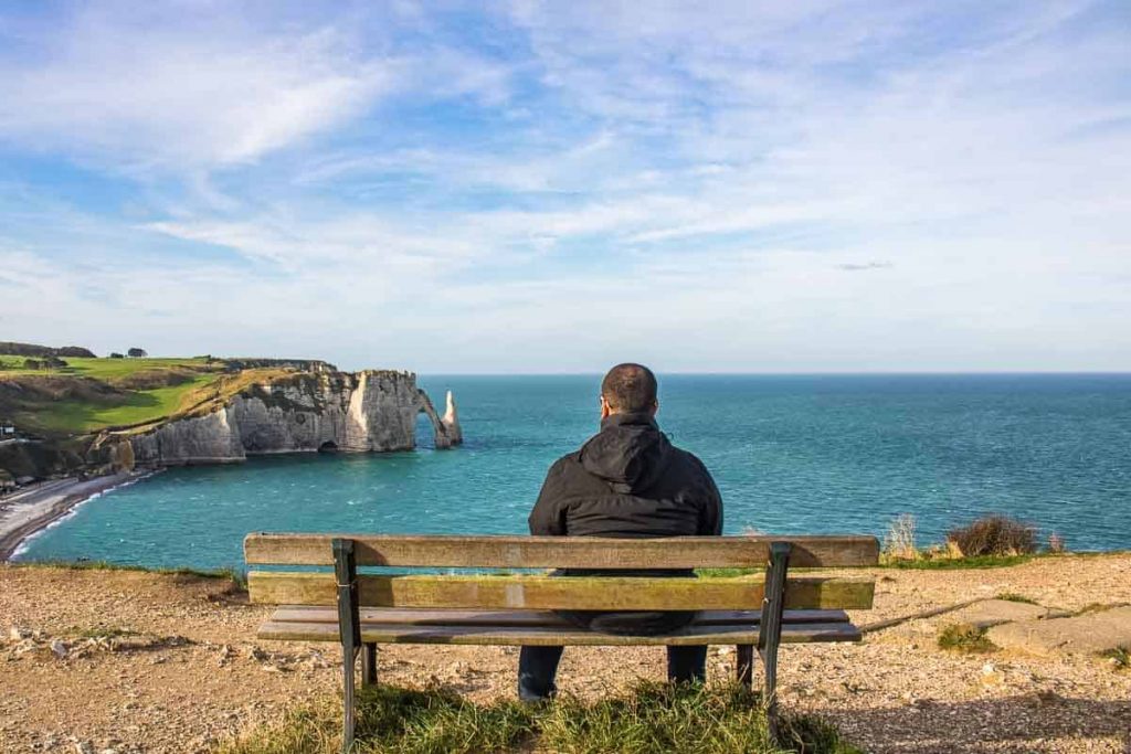 O que fazer em Étretat - Falésia Amont