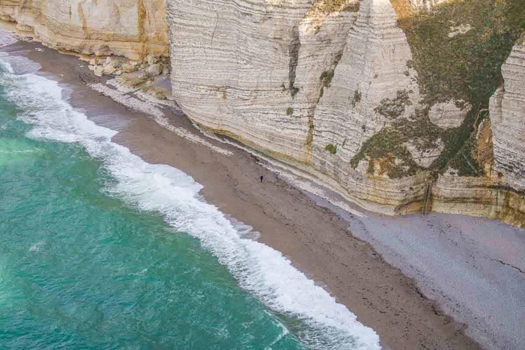 O que fazer em Étretat - falésia d'Aval