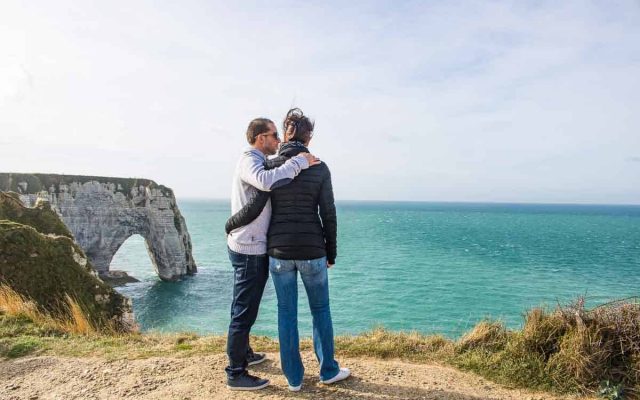 O que fazer em Étretat - falésia d'Aval