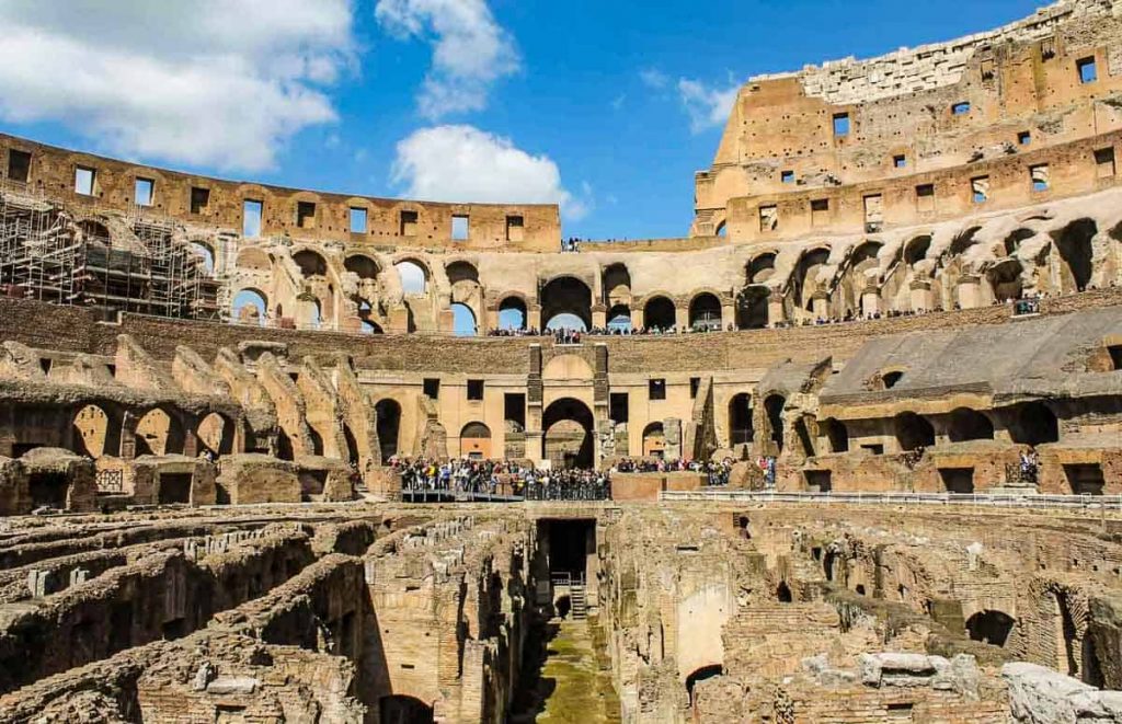 Tour guiado no Coliseu: visita ao subterrâneo e terraços do Coliseu