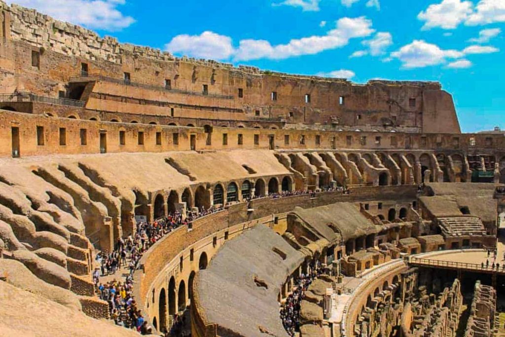 Tour guiado no Coliseu: visita ao subterrâneo e terraços do Coliseu