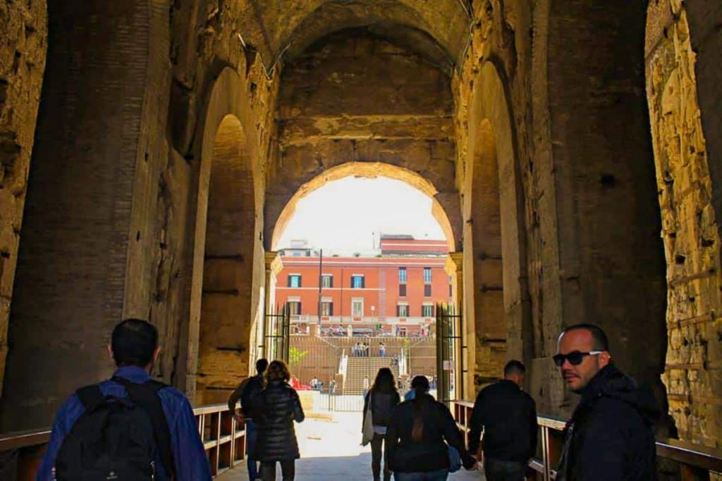 Reconstrução da antiga plataforma da arena do Coliseu -  Tour guiado no Coliseu: visita ao subterrâneo e terraços do Coliseu