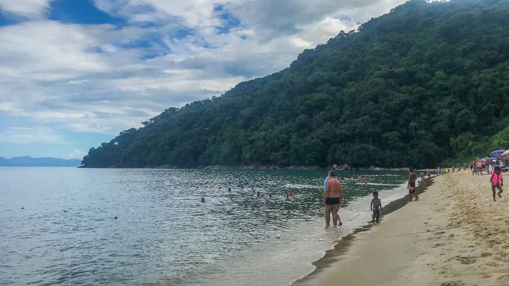 Praia de Iriri em Paraty