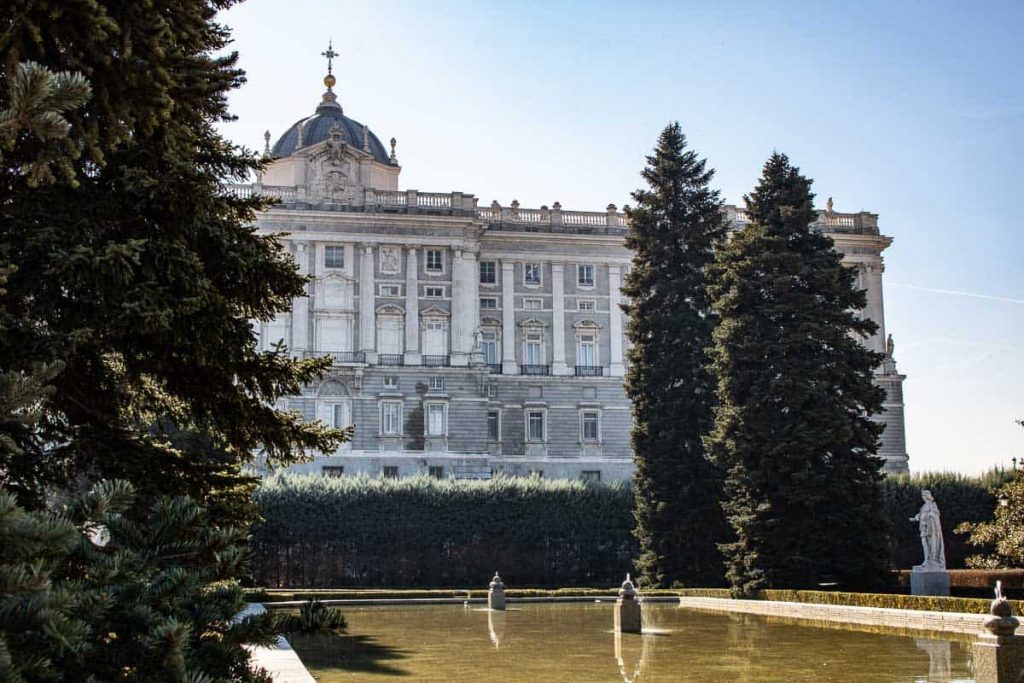 Jardins de Sabatini - o que fazer em Madrid