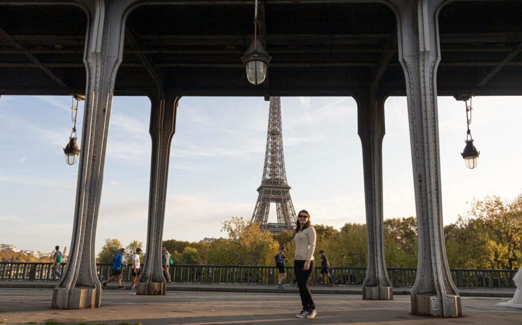 onde fotografar a torre eiffel - Ponte de Bir Hakein