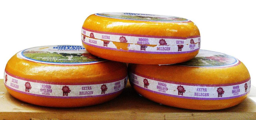 Queijo gouda - Comida holandesa - pratos típicos da Holanda e onde comer