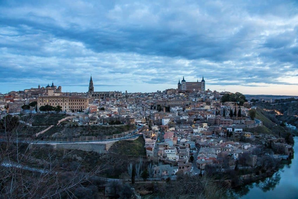 Toledo na Espanha - vista panorâmica