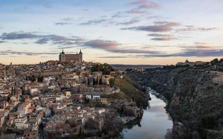 Vista panoramica Toledo Espanha