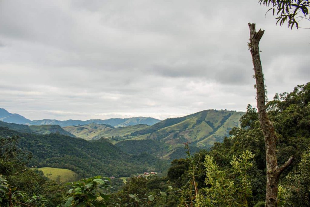 Vista do Sítio Cachoeiras do Alcantilado