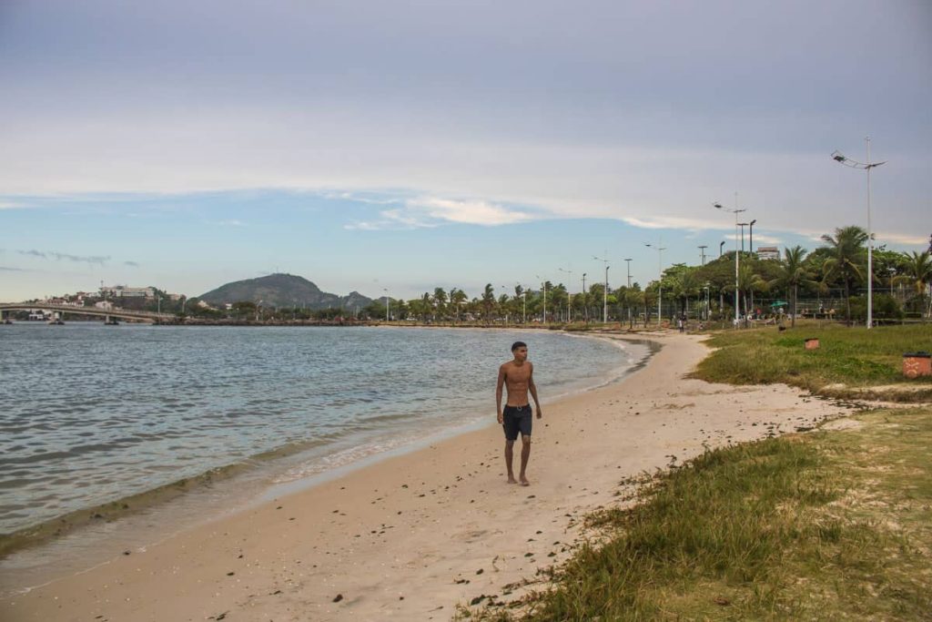 Praia do Canto em Vitória, ES