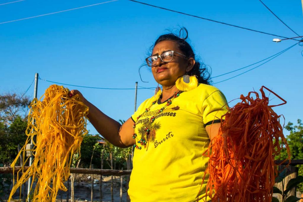 Fibra de buriti - povoado Marcelino