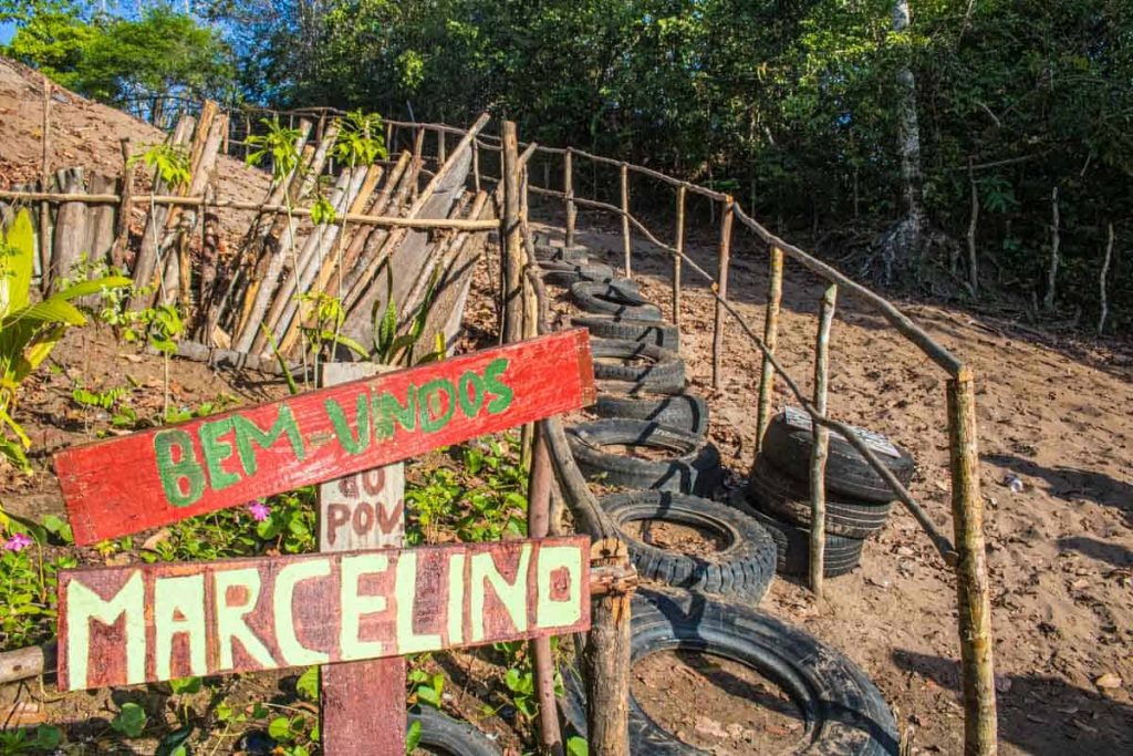 Acesso ao povoado Marcelino em Barreirinhas