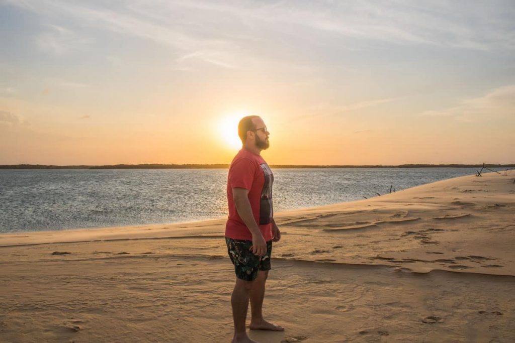 Por do sol Rota das Emoções
