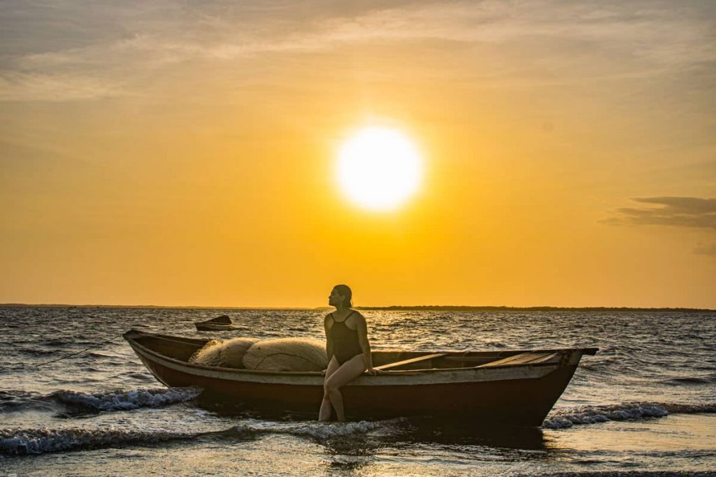 Sol nascendo em Tutóia MA