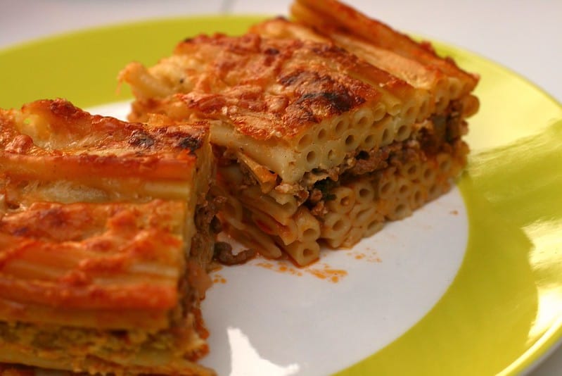 Pastitsio, culinária grega