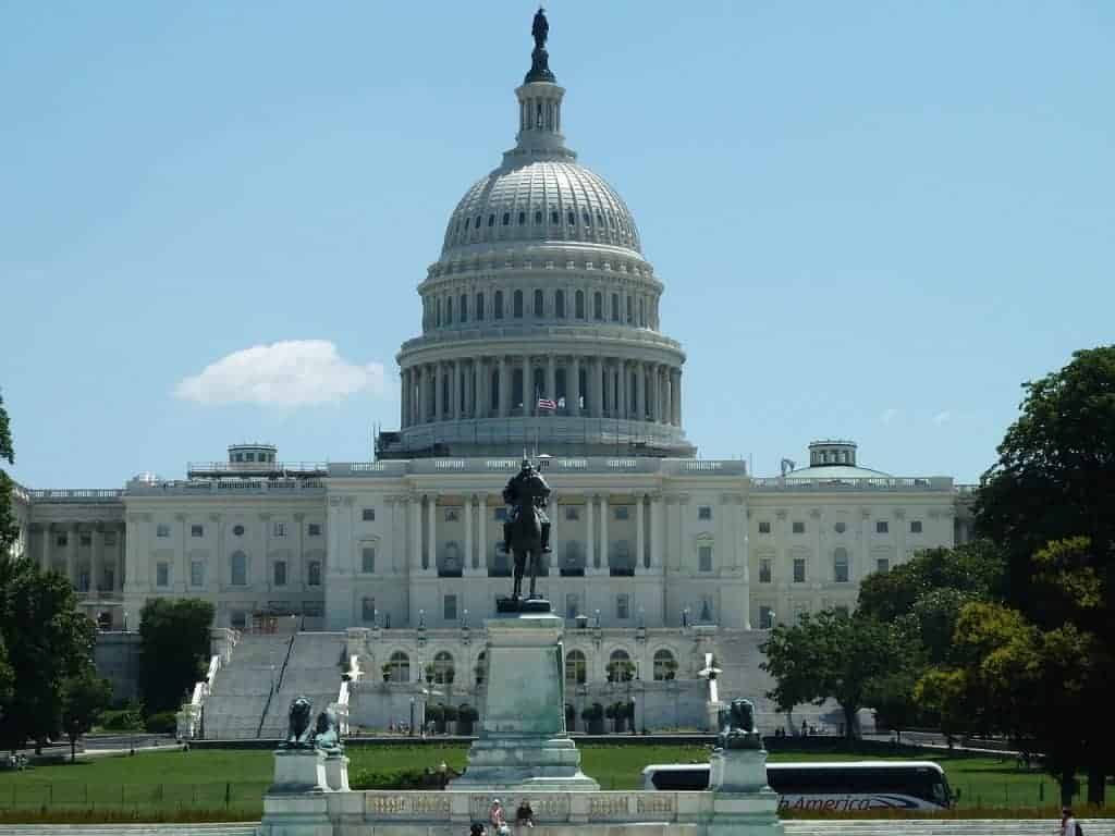 Capitólio americano - pontos turísticos dos Estados Unidos