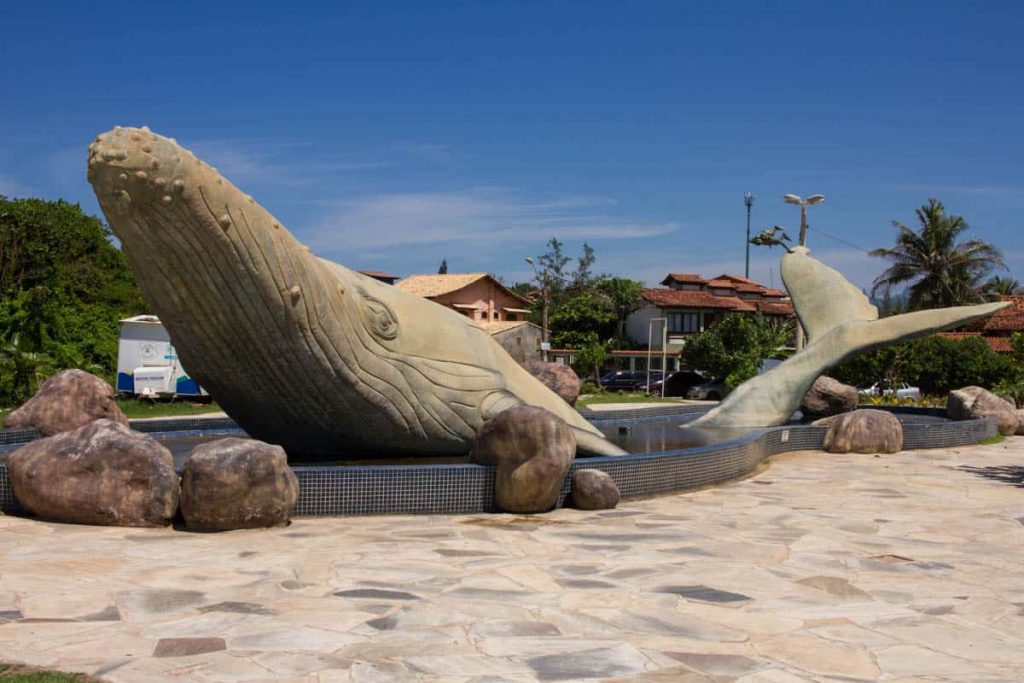 Praça da Baleia em Rio das Ostras, RJ