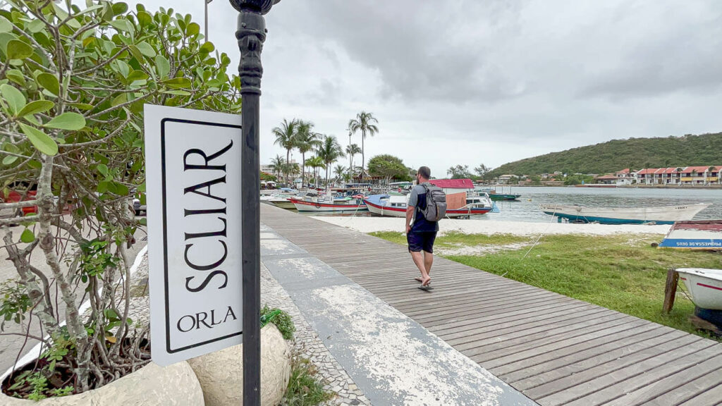 Orla Scliar em Cabo Frio