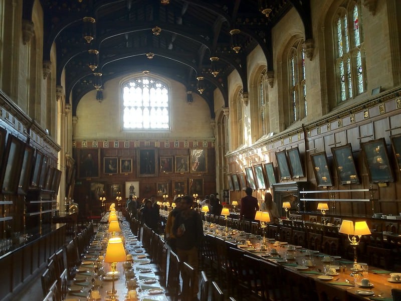 Christ Church College, Universidade de Oxford - Harry Potter na Inglaterra