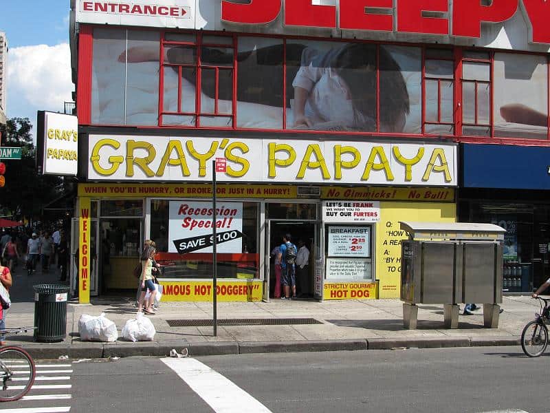 Gray's Papaya em Nova York