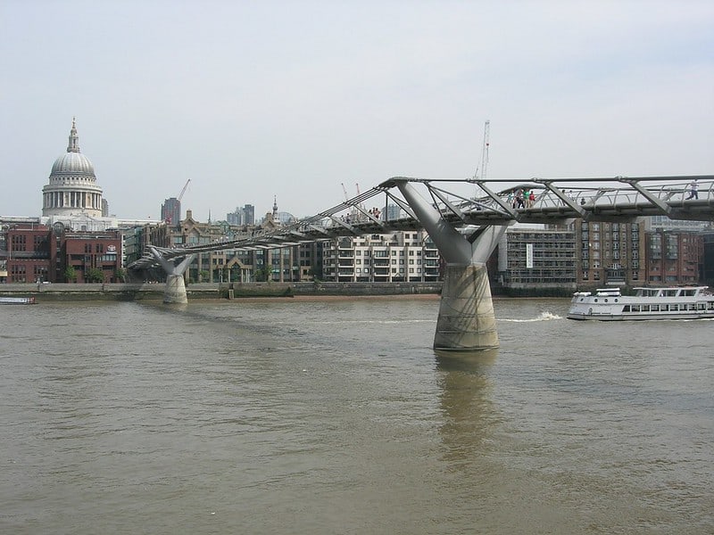 Millennium Bridge - Harry Potter na Inglaterra