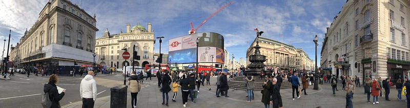 Picadilly Circus - Harry Potter na Inglaterra