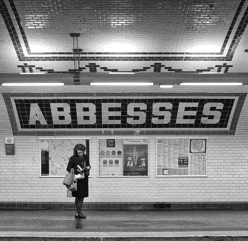 Estação de Metrô Abbesses, Paris