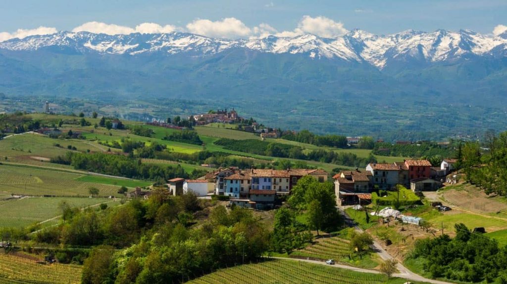 Piemonte, mapa da Itália