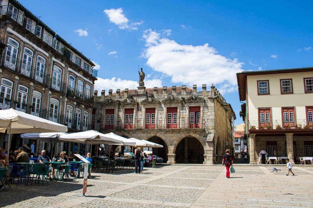 Paço dos Concelhos em Guimarães, Portugal