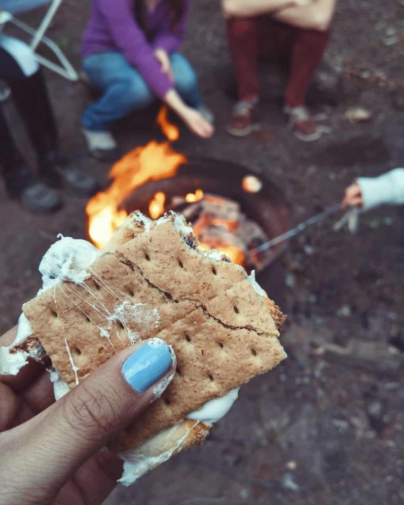 S'more - comida típica dos Estados Unidos