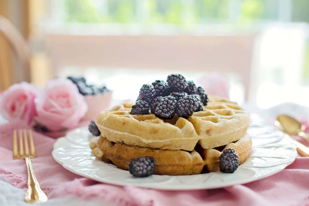 Waffles, pratos típicos dos Estados Unidos