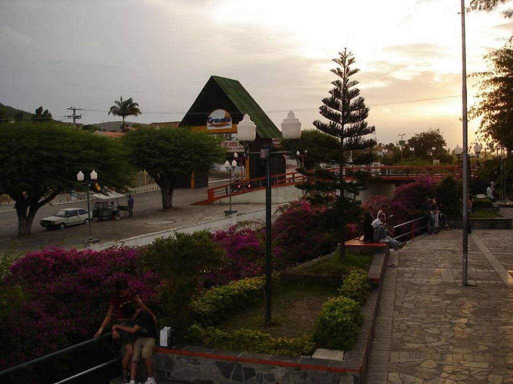 Praça Rodolfo de Moraes, centro de Gravatá