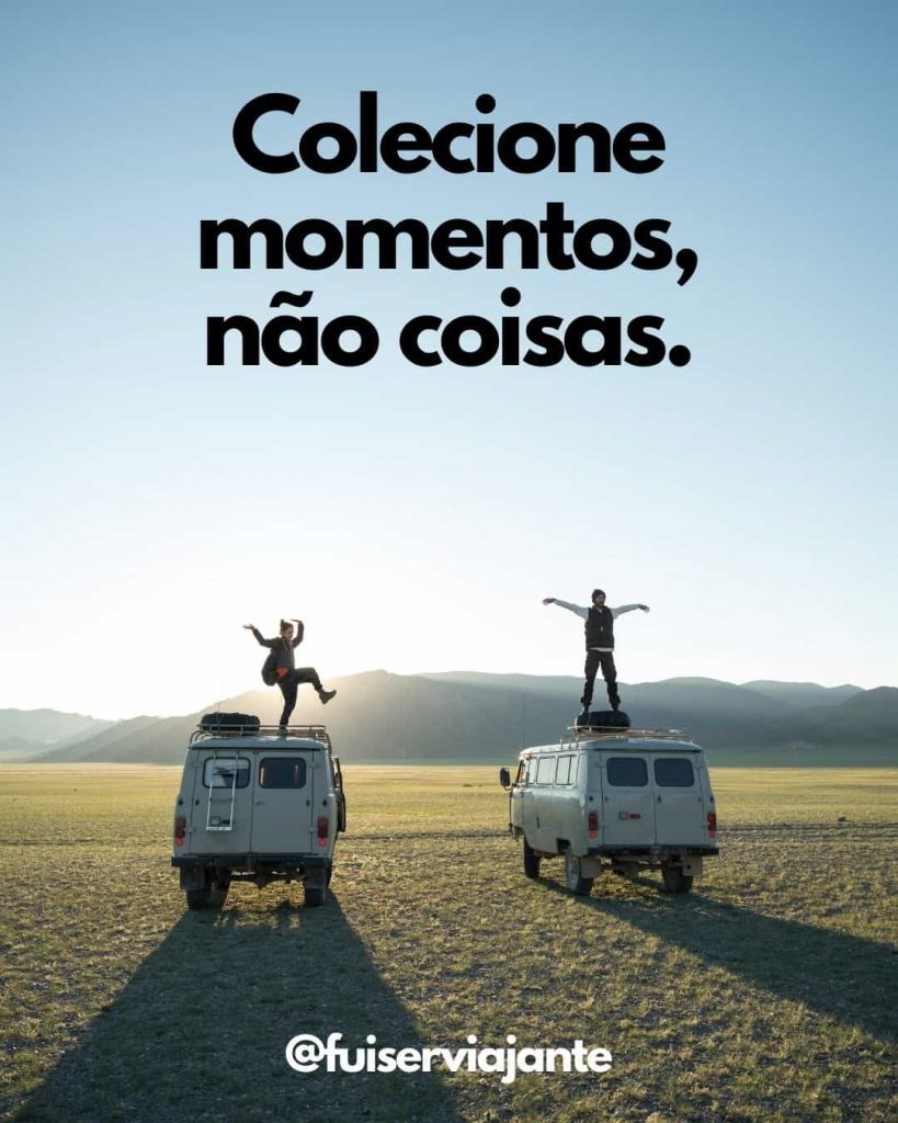 Frase de viagem inspiradora