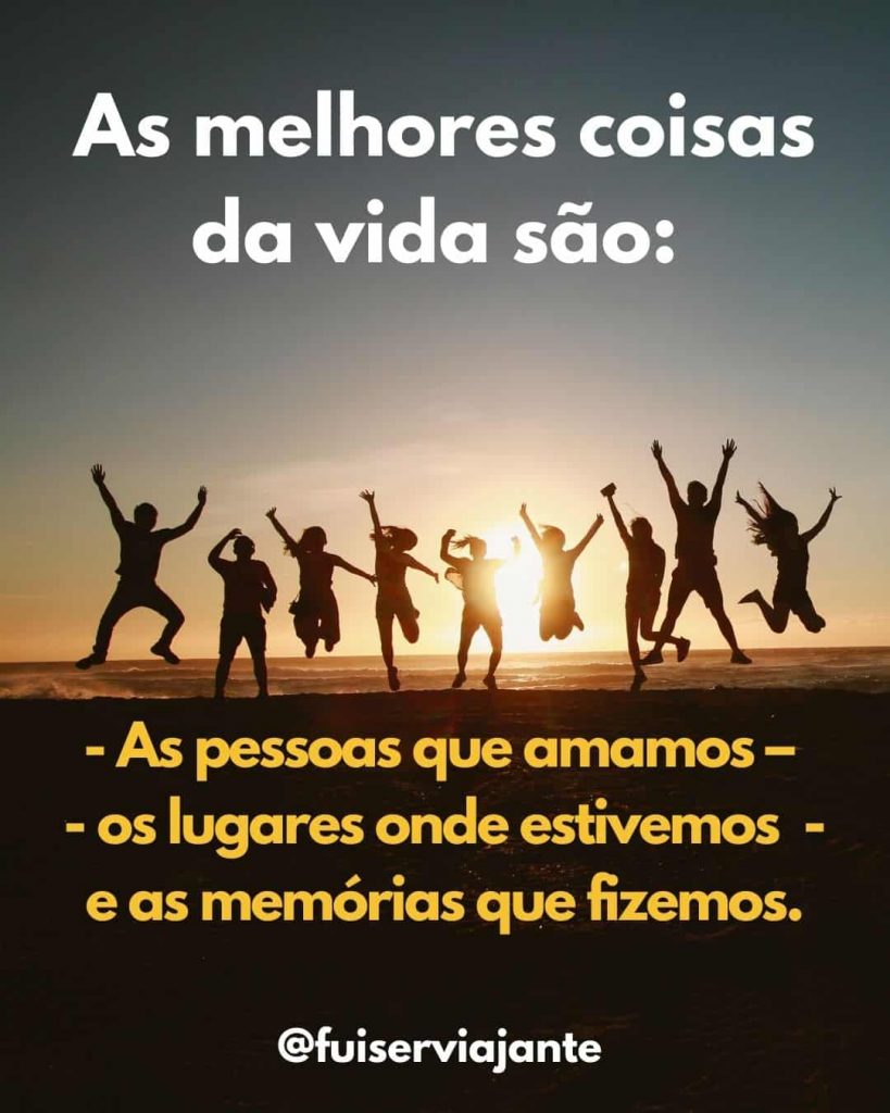 Frases de viagem com amigos