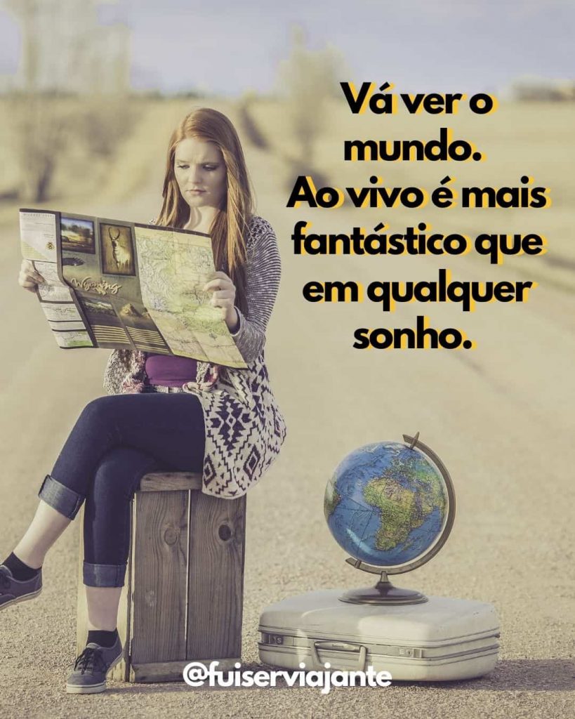 Frases de viagem inesquecível