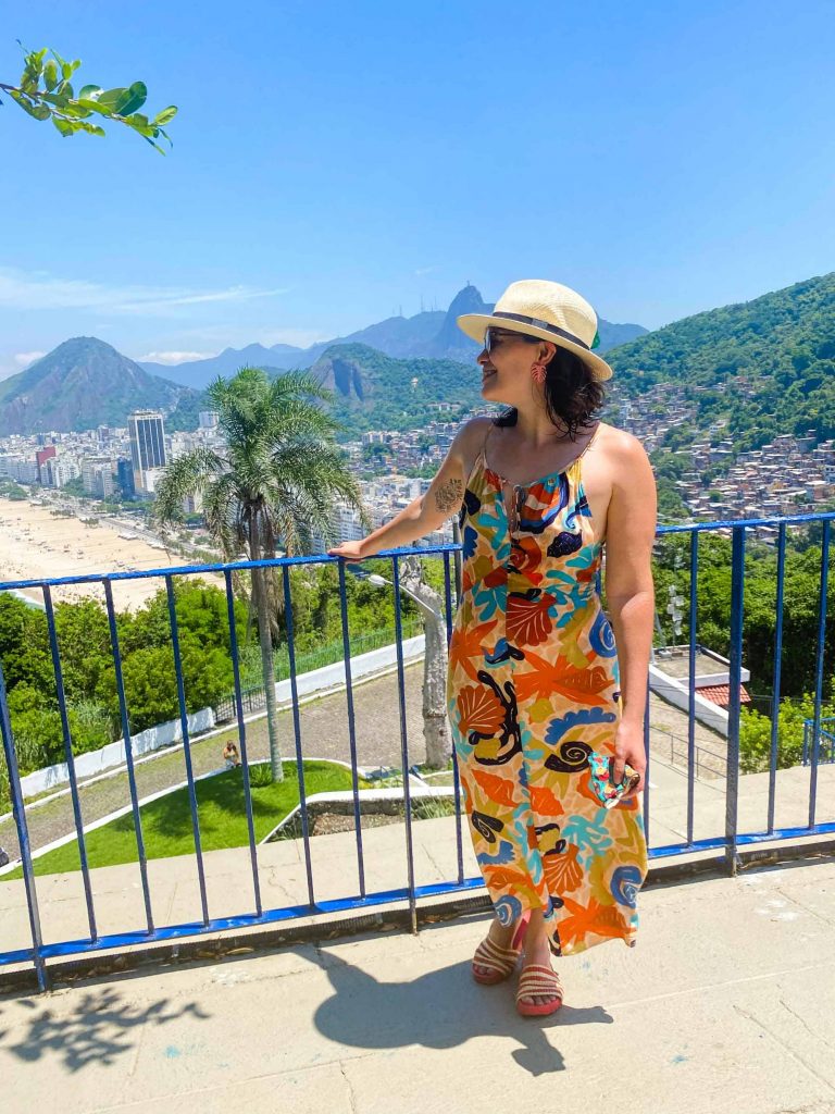 Vista para a praia de Copacabana - Forte do Leme