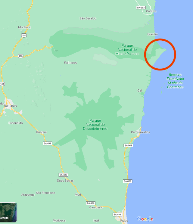 Onde fica a Ponta do Corumbau Bahia