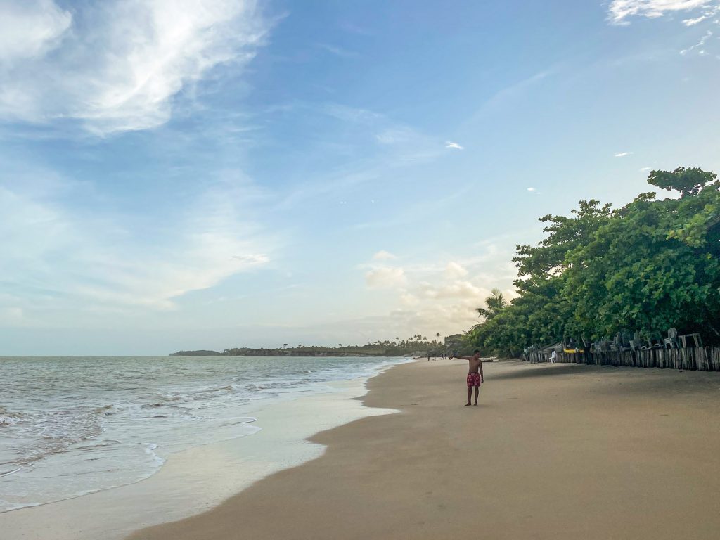 Praia de Corumbau na Bahia